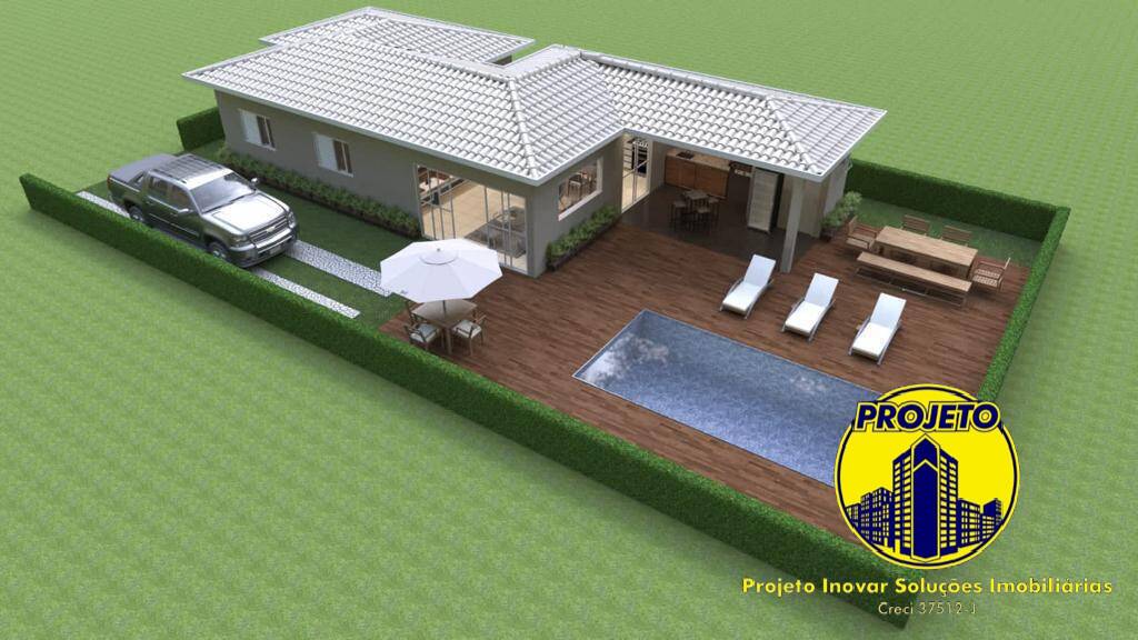 Sítio, 3 quartos, 1200 m² - Foto 1