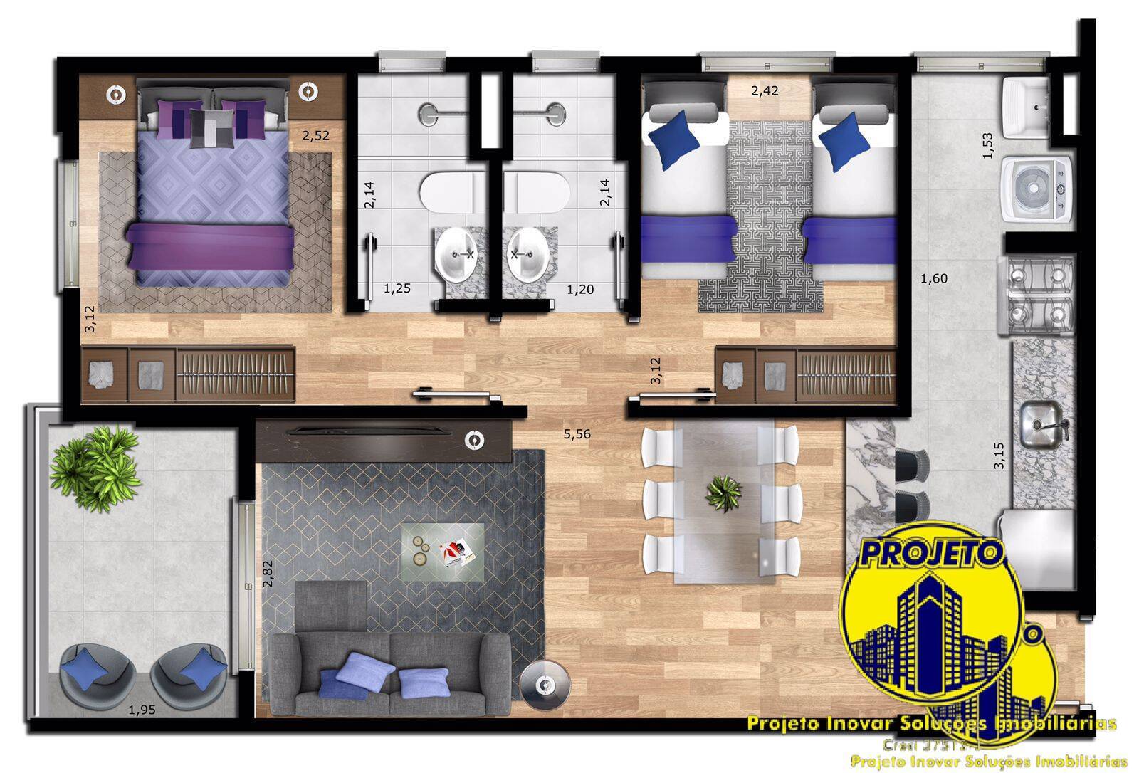 Apartamento, 2 quartos, 60 m² - Foto 29